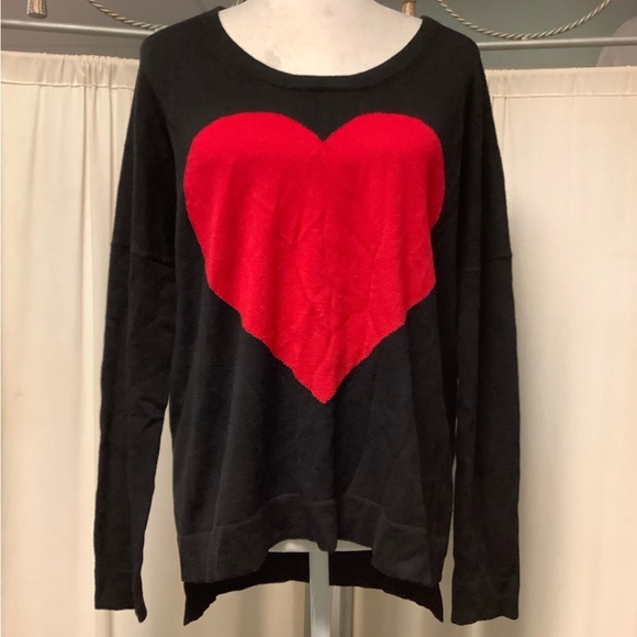 Torn by Ronny Kobo Jovia Heart Sweater - Picture 2 of 11